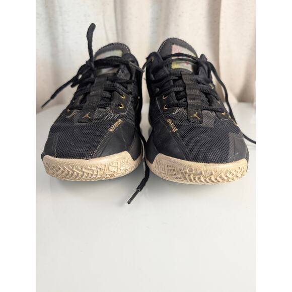 Nike Jordan One Take 2 Black Metallic Gold CW2457 007 Men's Size 8 US Basketball - Picture 4 of 10